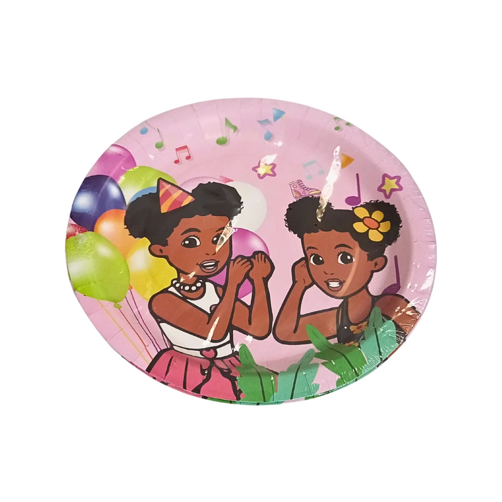 10 assiettes carton fête anniversaire 23cm – Image 3