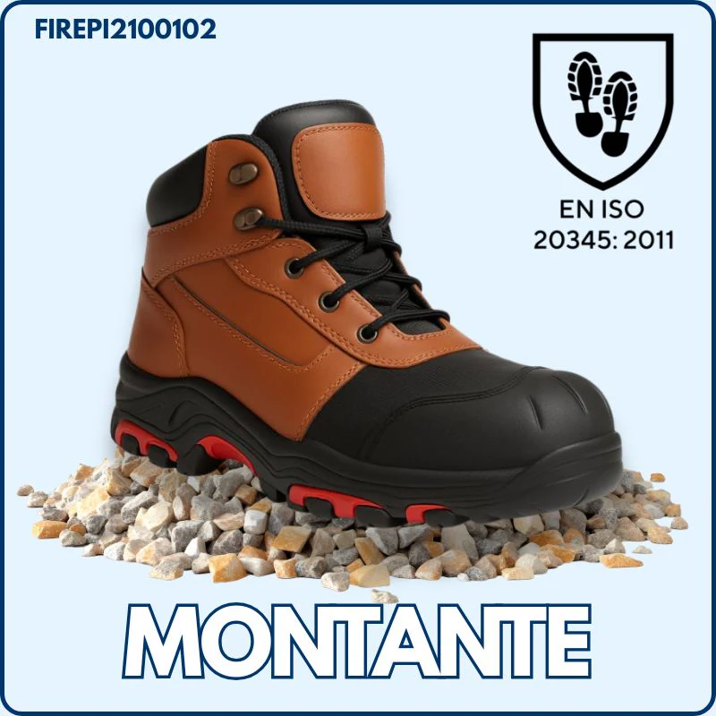 Chaussure de Sécurité | Montante | Cuire Nubuck | Marron – Image 2