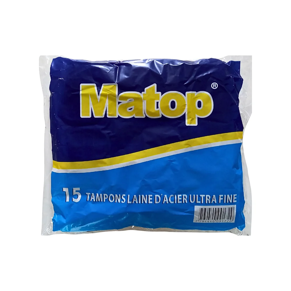 15 tampons laine d’acier ultra fine