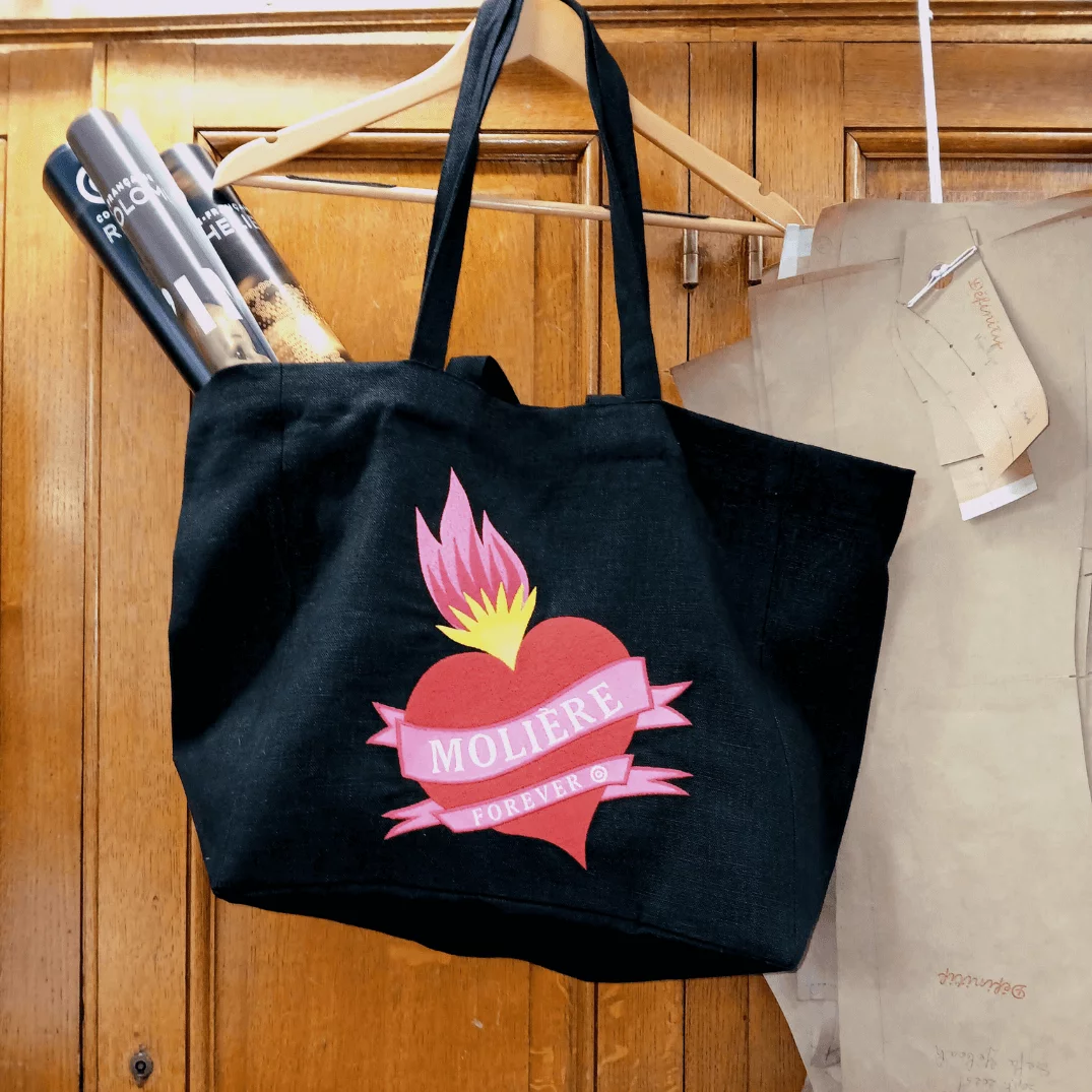 Cabas en lin Molière Forever – Image 2