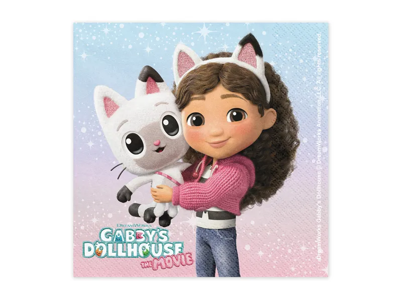 20 Serviettes Gabby’s Chat – Image 2