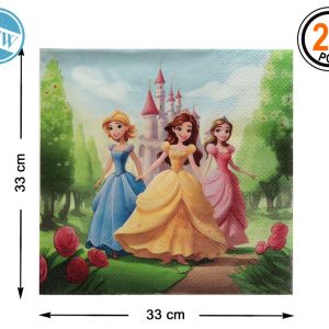 20 Serviettes Princesses