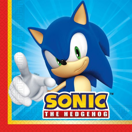20 Serviettes Sonic – Image 2