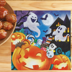 20 Serviettes citrouilles