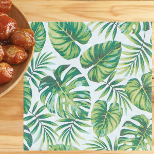 20 Serviettes tropical