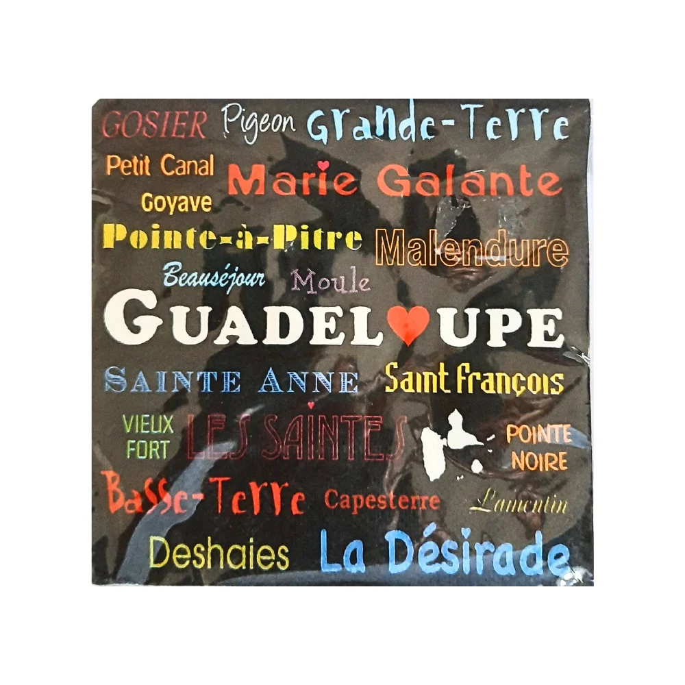 20 serviettes papier villes de Guadeloupe 33 x 33 cm