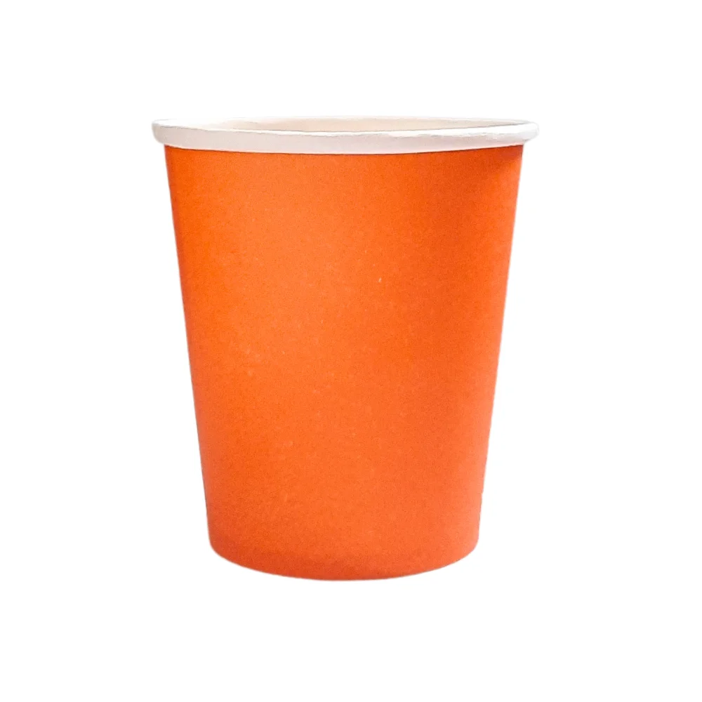 25 gobelets carton Orange 20cl Polykaz – Image 2