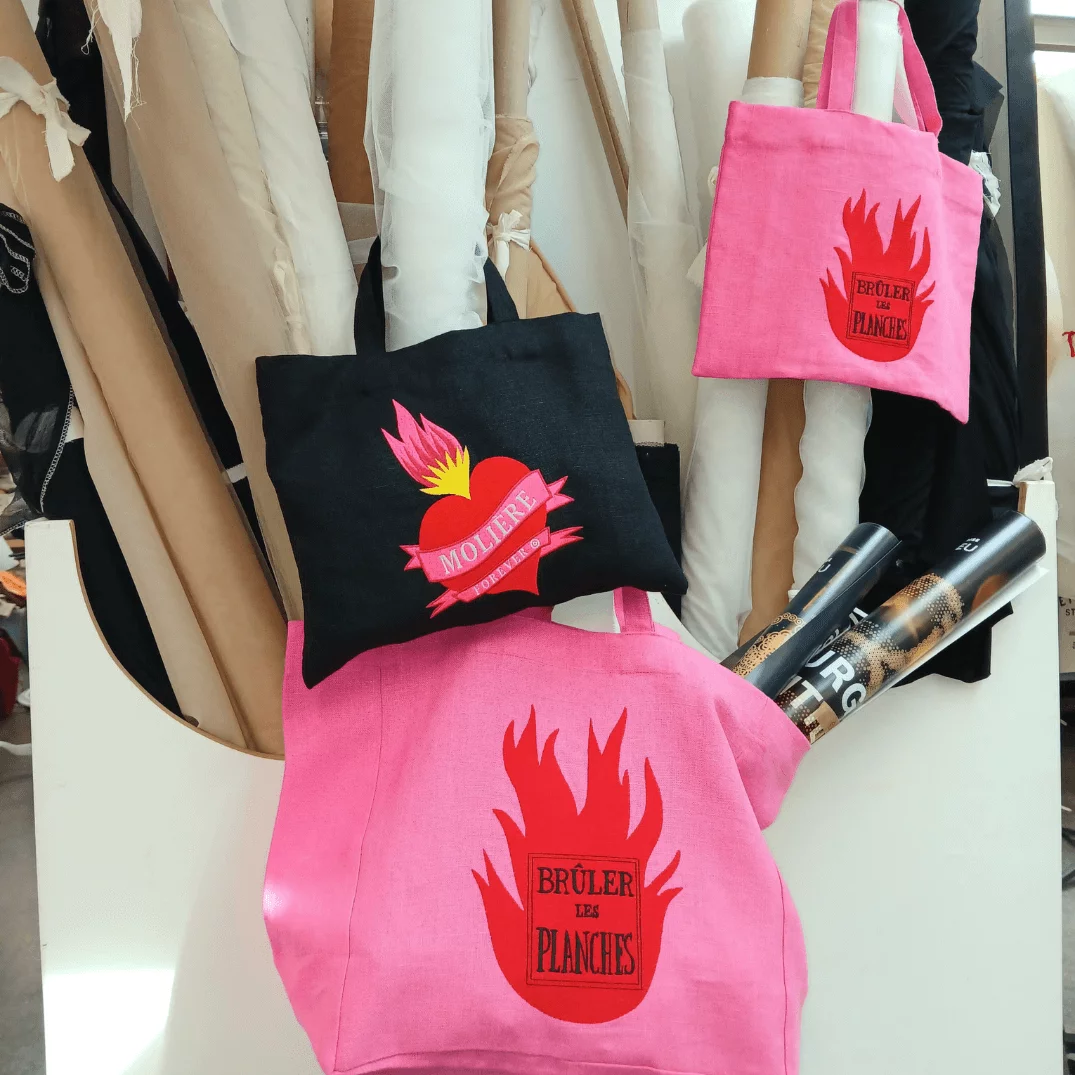 Cabas en lin Molière Forever – Image 3