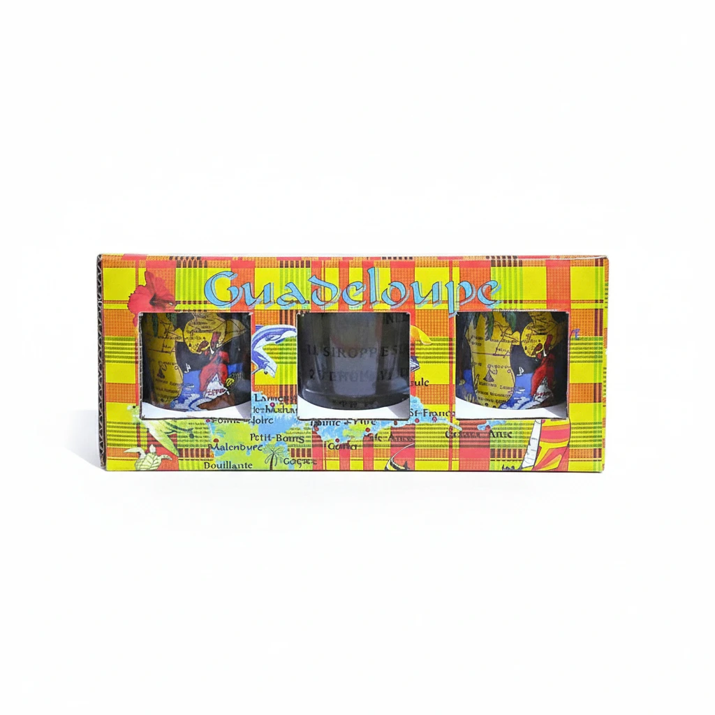 3 verres à punch Guadeloupe 5cl – Image 6