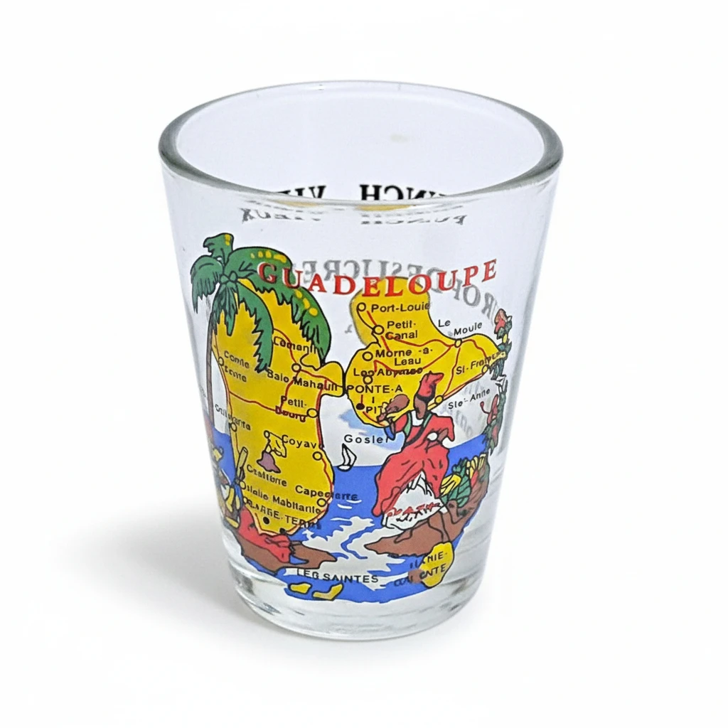 3 verres à punch Guadeloupe 5cl – Image 3