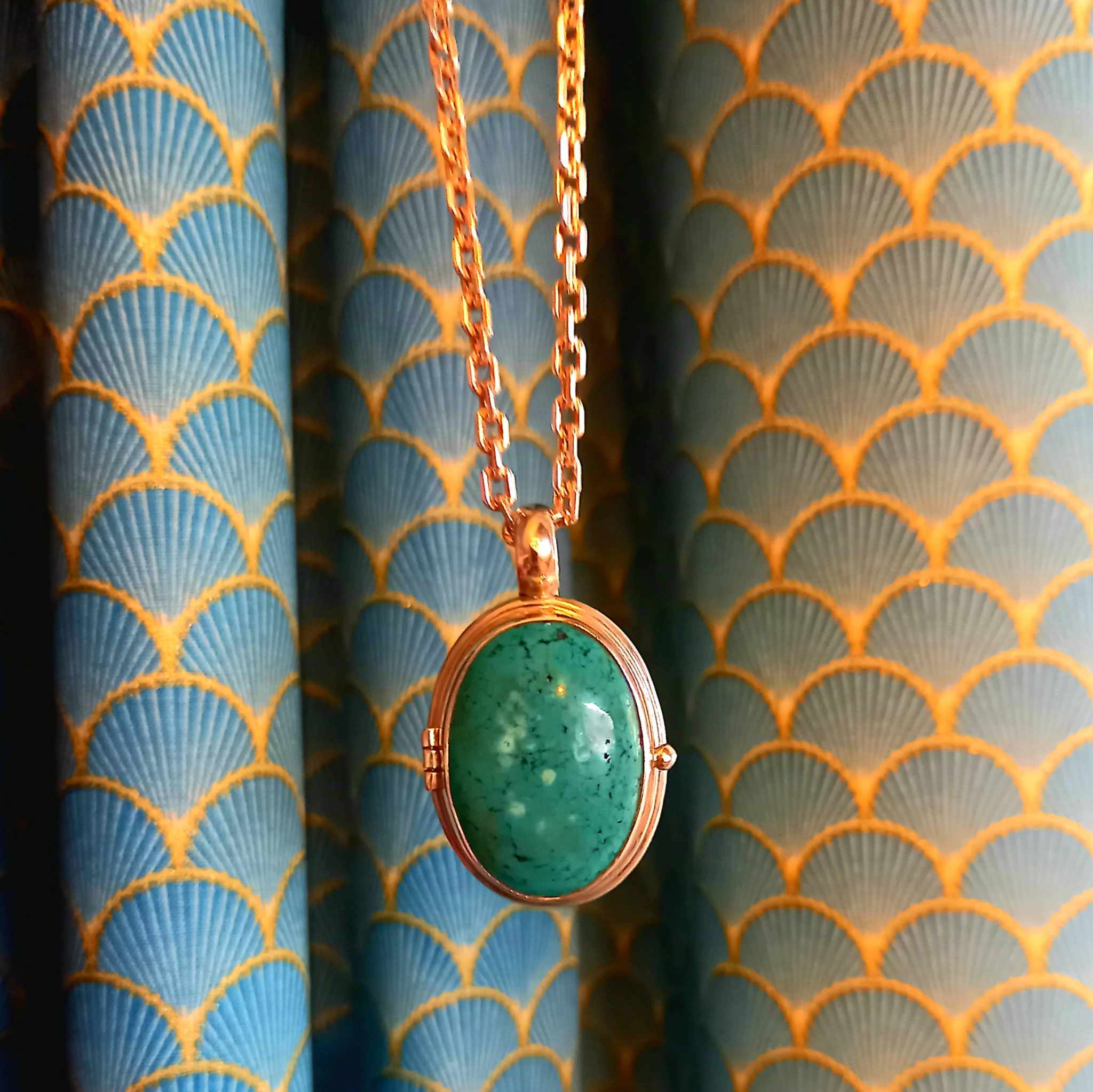 Pendentif turquoise & argent – Image 8