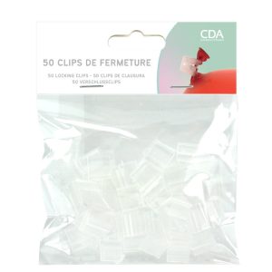 50 CLIPS POUR BALLONS