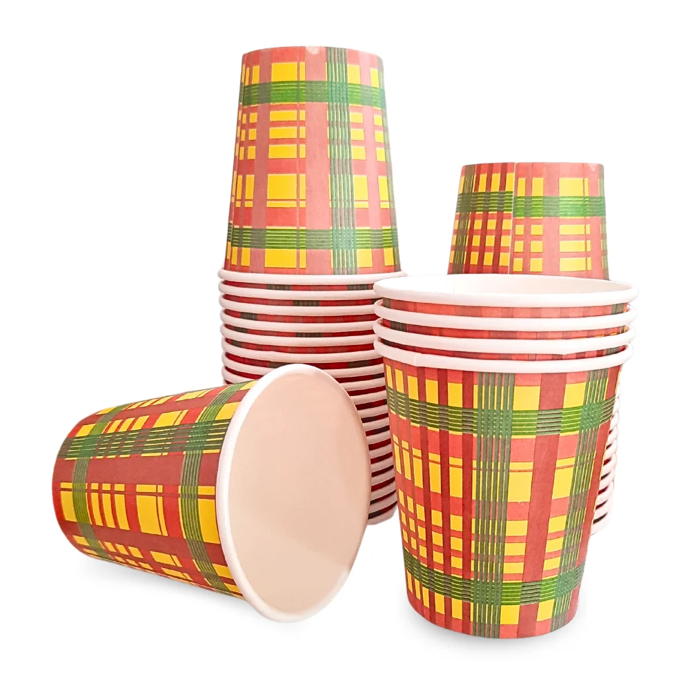 50 gobelets carton Madras 20cl Polykaz
