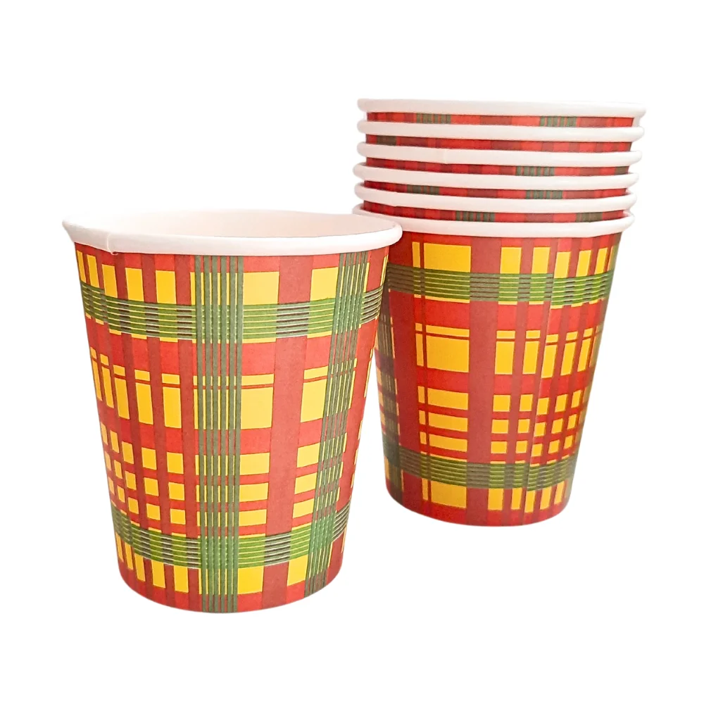 50 gobelets carton Madras 20cl Polykaz – Image 3