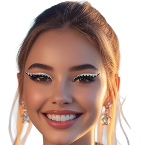 6 Strass adhésifs pour cils
