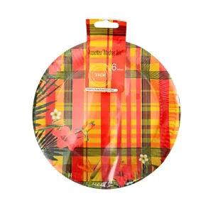 6 assiettes Madras 23cm