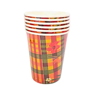 6 gobelets madras 25cl