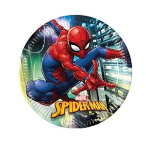 8 ASSIETTES SPIDERMAN