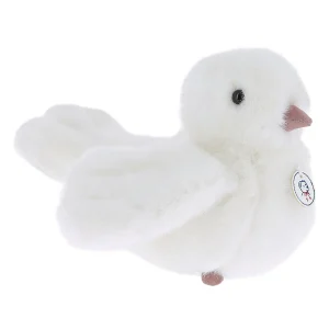 YONA | White Musical Dove Plush (30cm) - Made in France