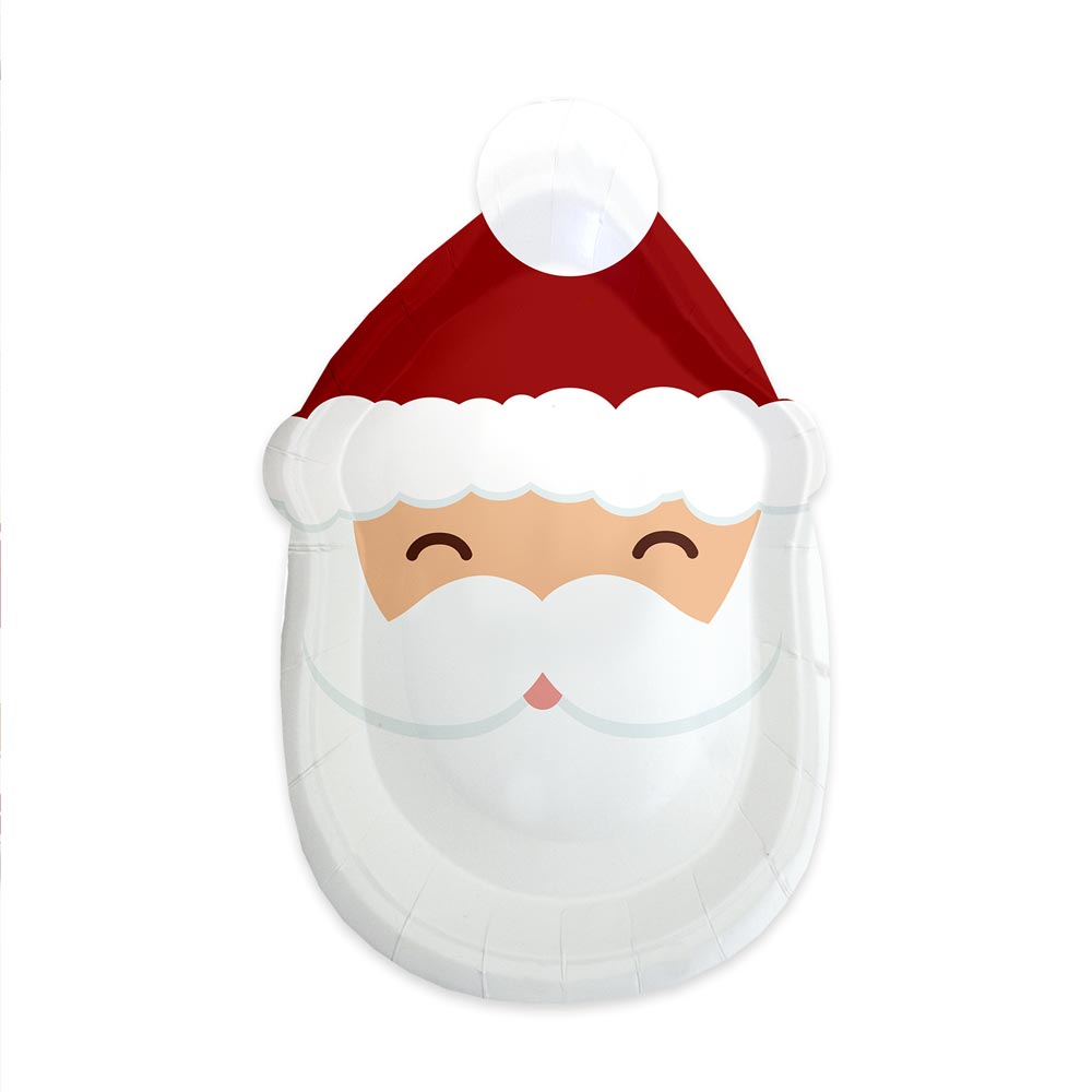 6 ASSIETTES A DESSERT PÈRE NOËL – Image 3