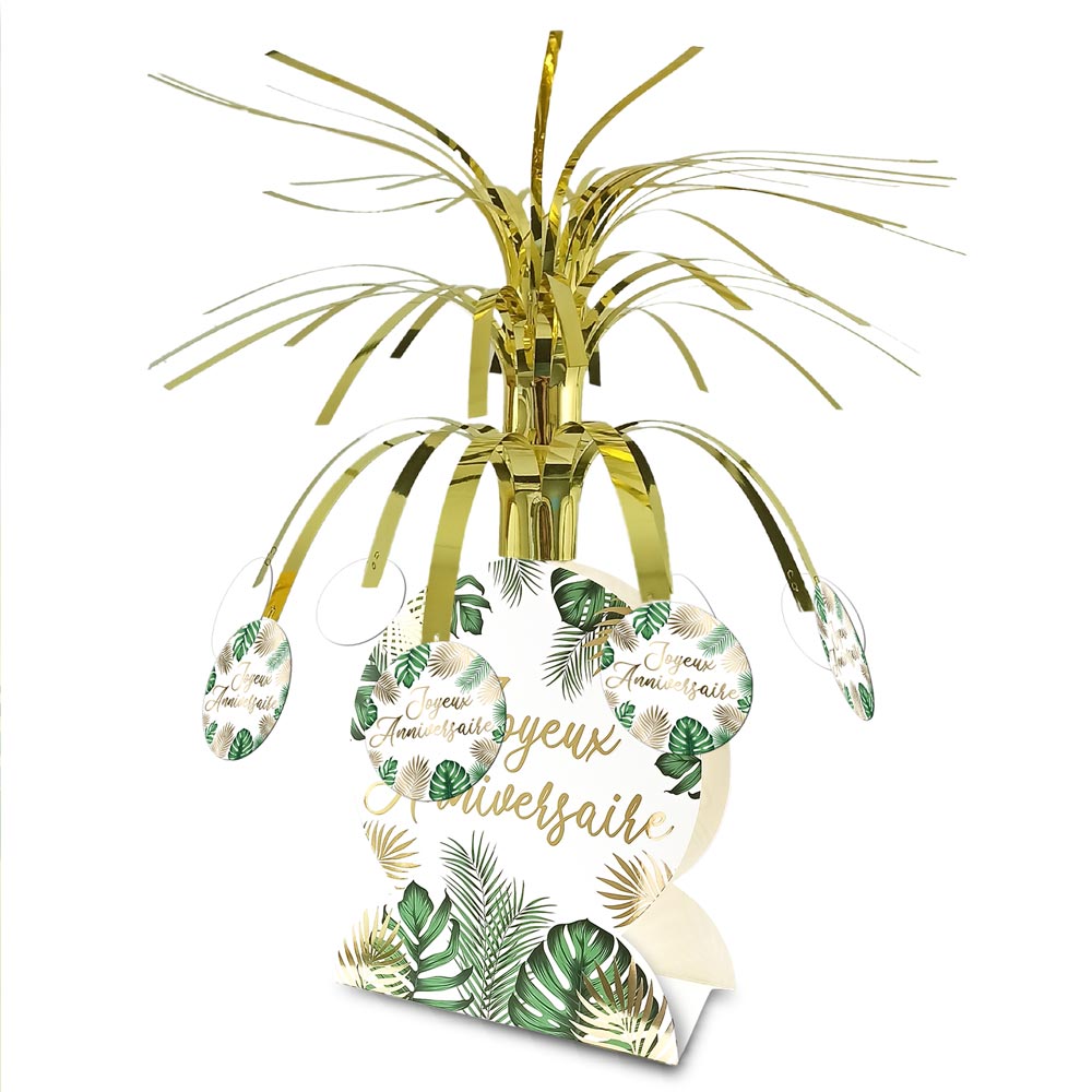 Centre de table Anniversaire Tropical
