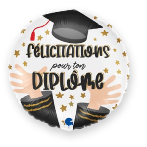 Ballon Félicitations pour ton Diplôme