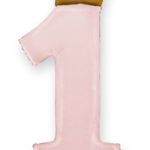 Ballon chiffre 1 Princesse