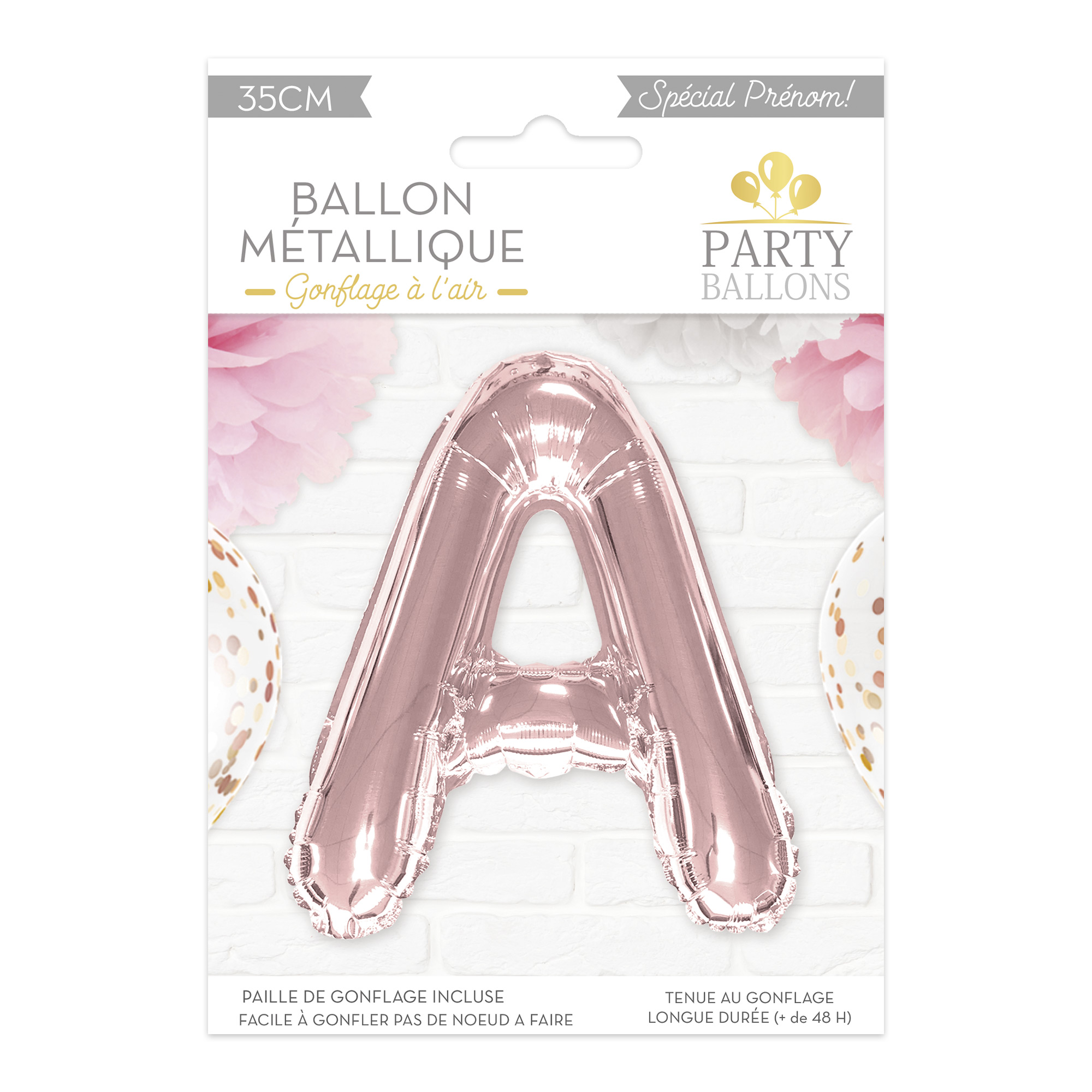 Ballon lettre rose-gold – Image 2