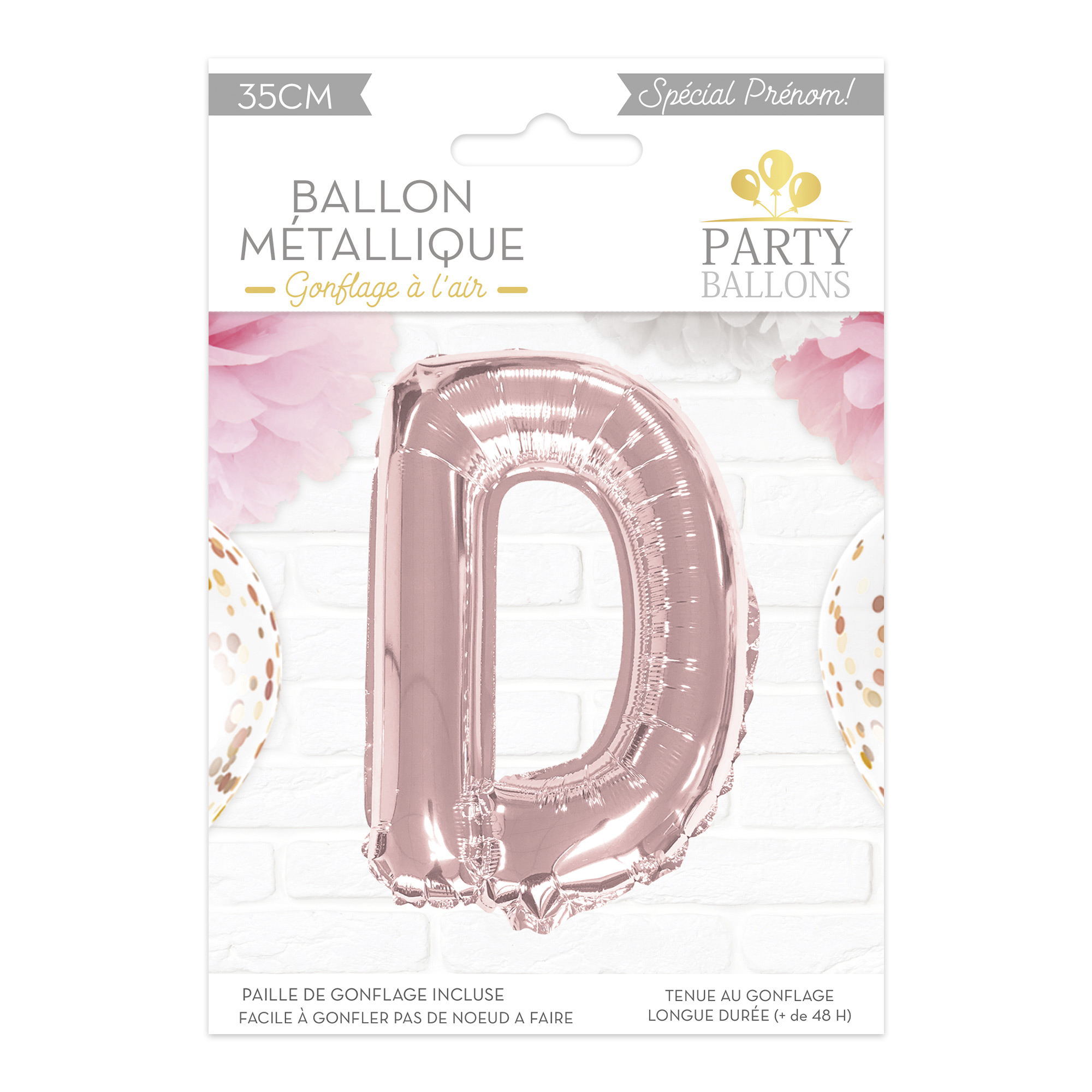 Ballon lettre rose-gold – Image 5