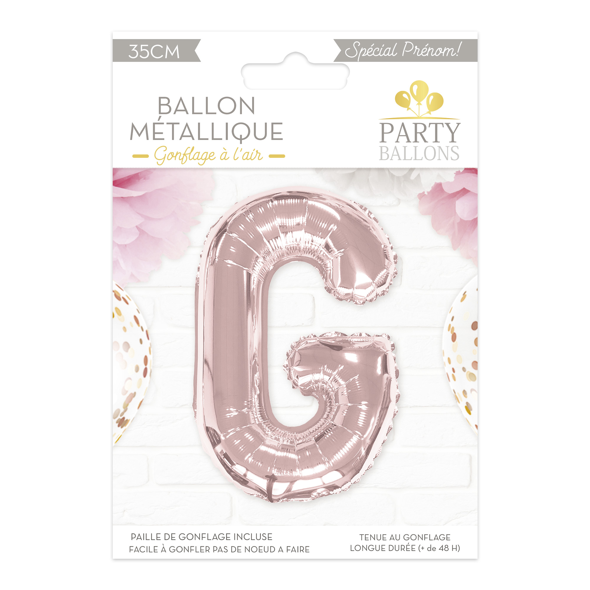 Ballon lettre rose-gold – Image 8