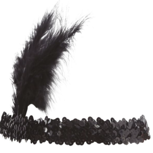 Bandeau Charleston noir