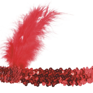 BANDEAU CHARLESTON ROUGE