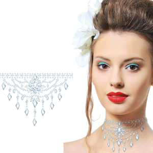 BIJOUX DE COU STRASS