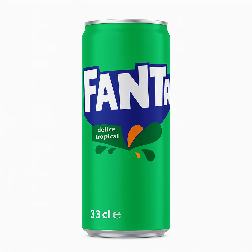 Boisson gazeuse Délice Tropical Fanta 6 x 33cl – Image 3