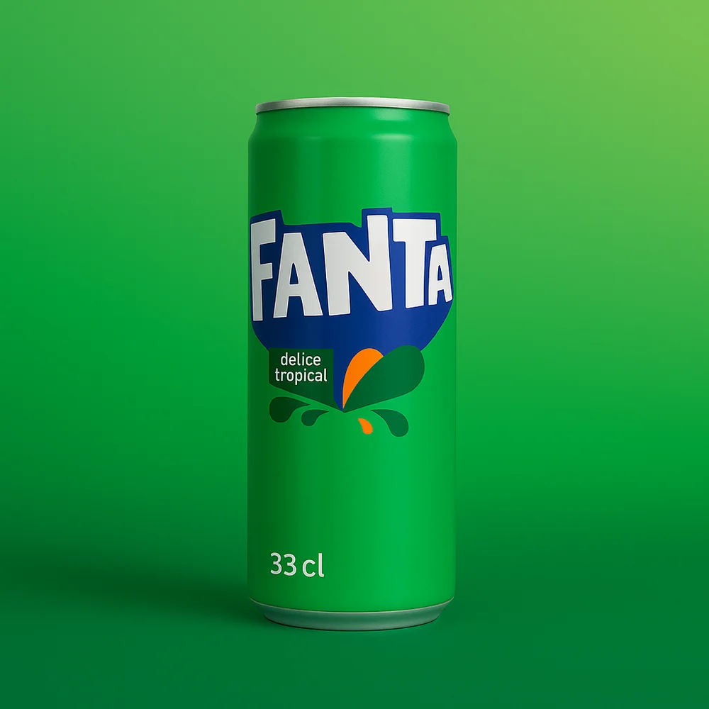 Boisson gazeuse Délice Tropical Fanta 6 x 33cl – Image 5