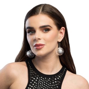 Boucles d’oreilles disco lumineuses