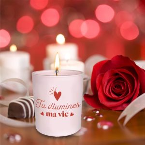 Bougie Saint-Valentin