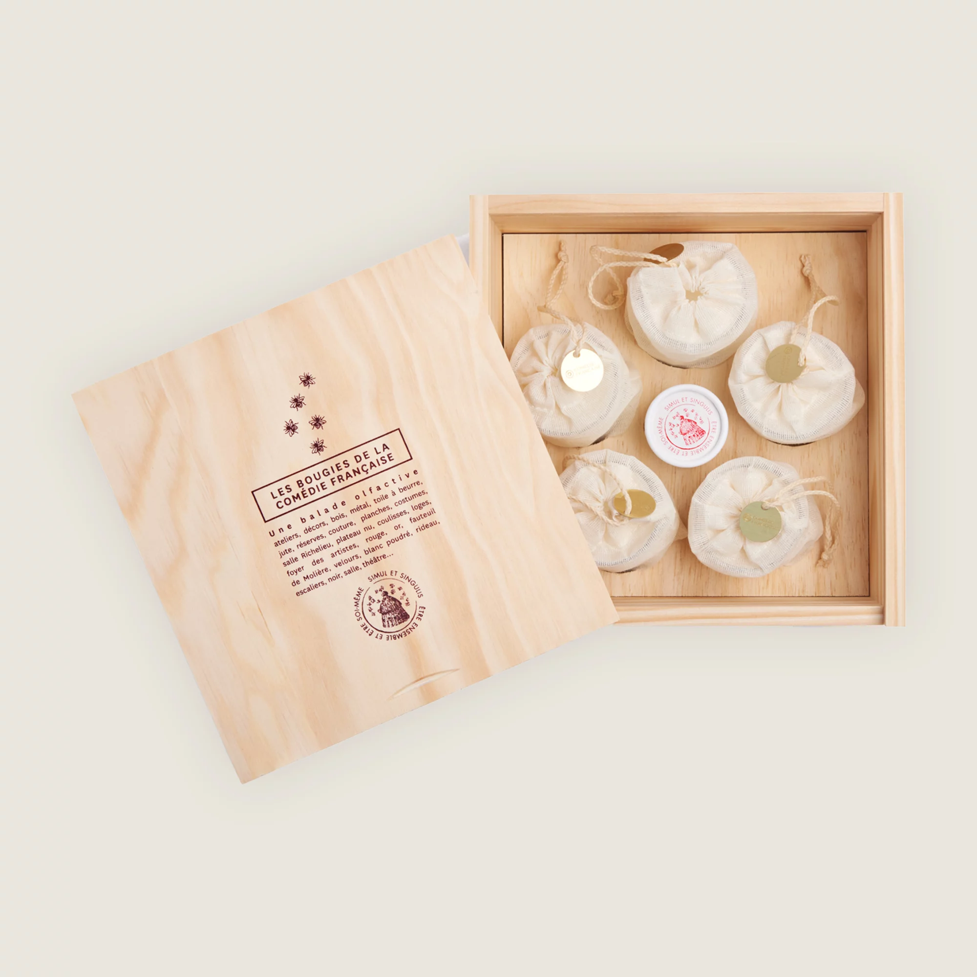 La ruche – Coffret de bougies