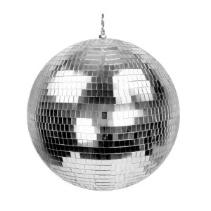 Boule disco argent 30 cm