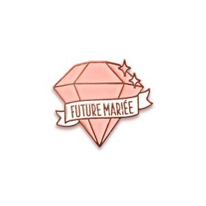 Broche future Mariée