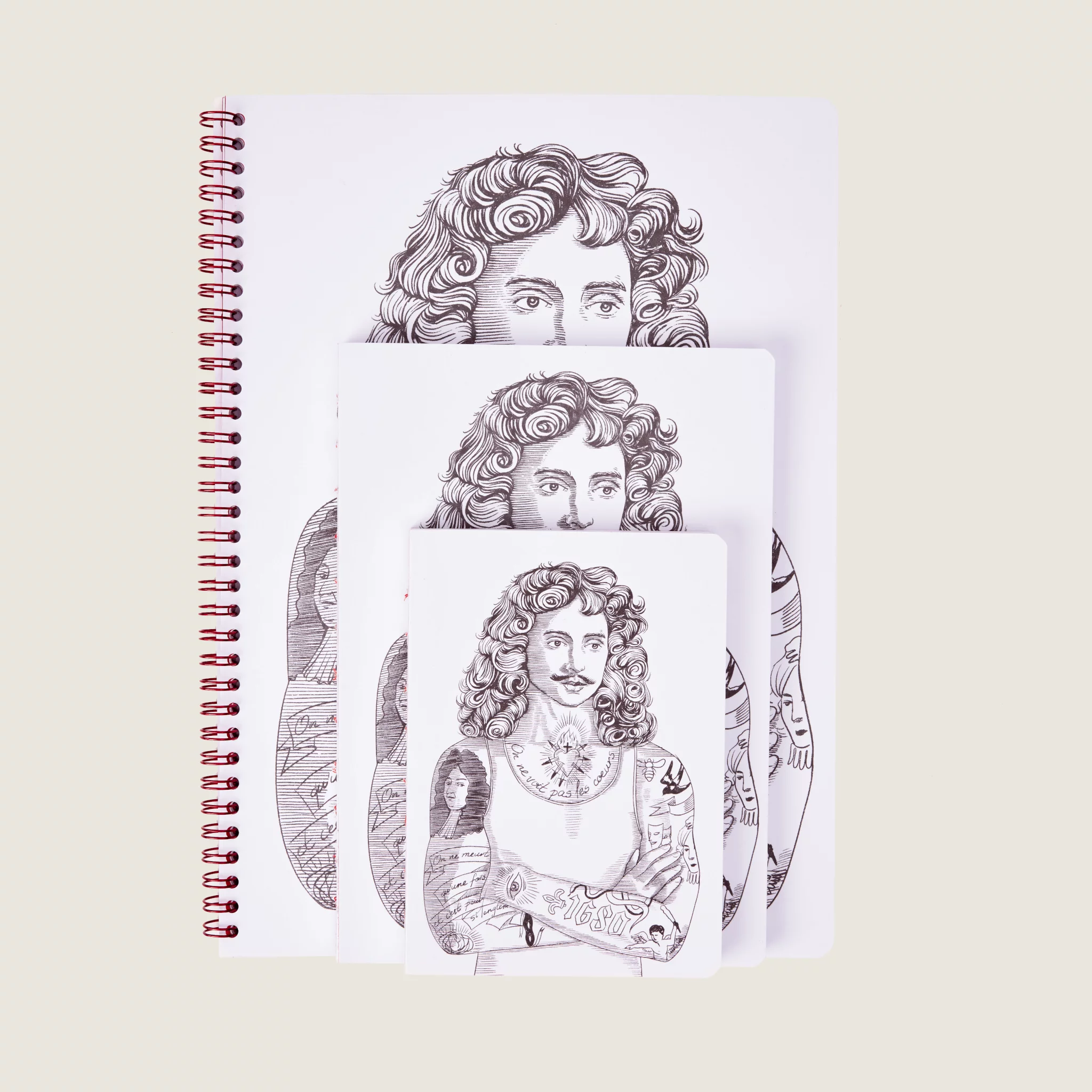 Carnet Molière tatoué A4 – Image 7