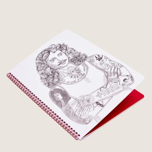 Carnet Molière tatoué A4