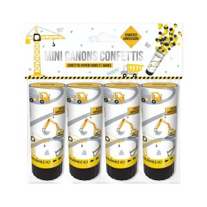 4 MINI CANONS ANNIVERSAIRE CHANTIER