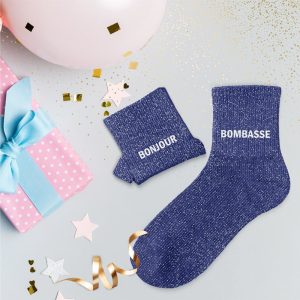Chaussettes paillettes Bonjour Bombasse
