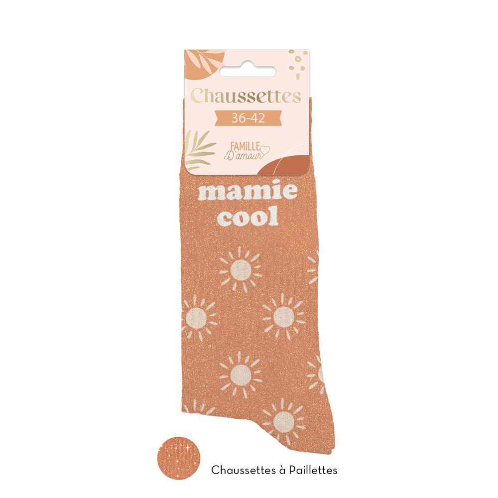 Chaussettes paillettes Mamie cool – Image 2
