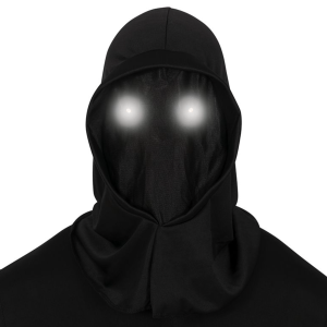 Cagoule avec yeux lumineux