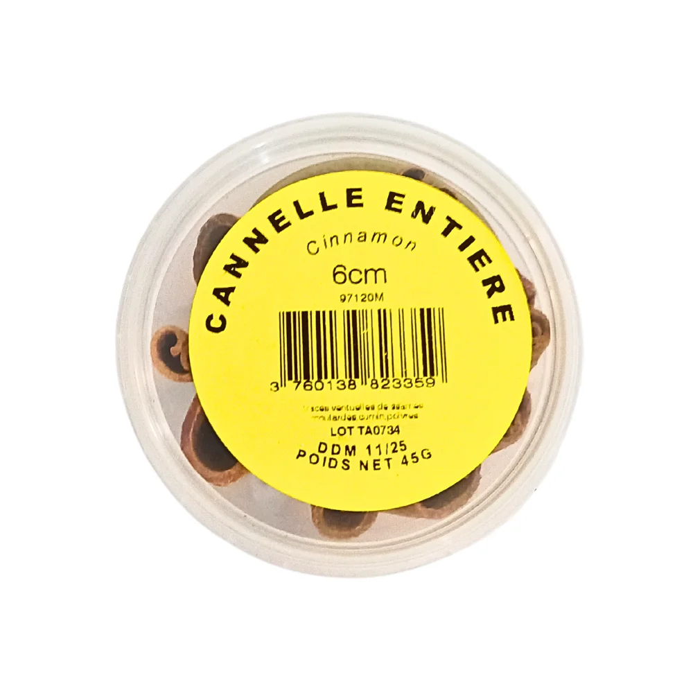 Cannelle entière Les Bonnes Épices de Monsieur Maurice 45g – Image 4