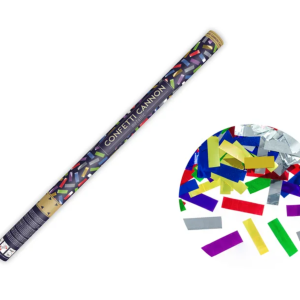 Canon à confettis multicolores 80 cm