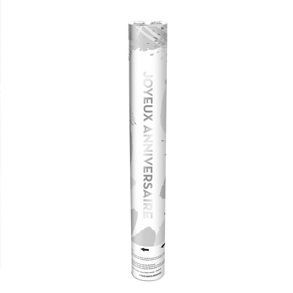 Canon à confettis Party Argent – Image 2