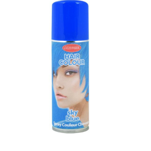 Spray couleur bleu pour cheveux